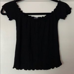 Off the shoulder Brandy Melville top.